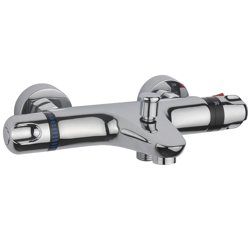 Горячая Распродажа настенный термостатический смеситель FUAO для ванны и душа