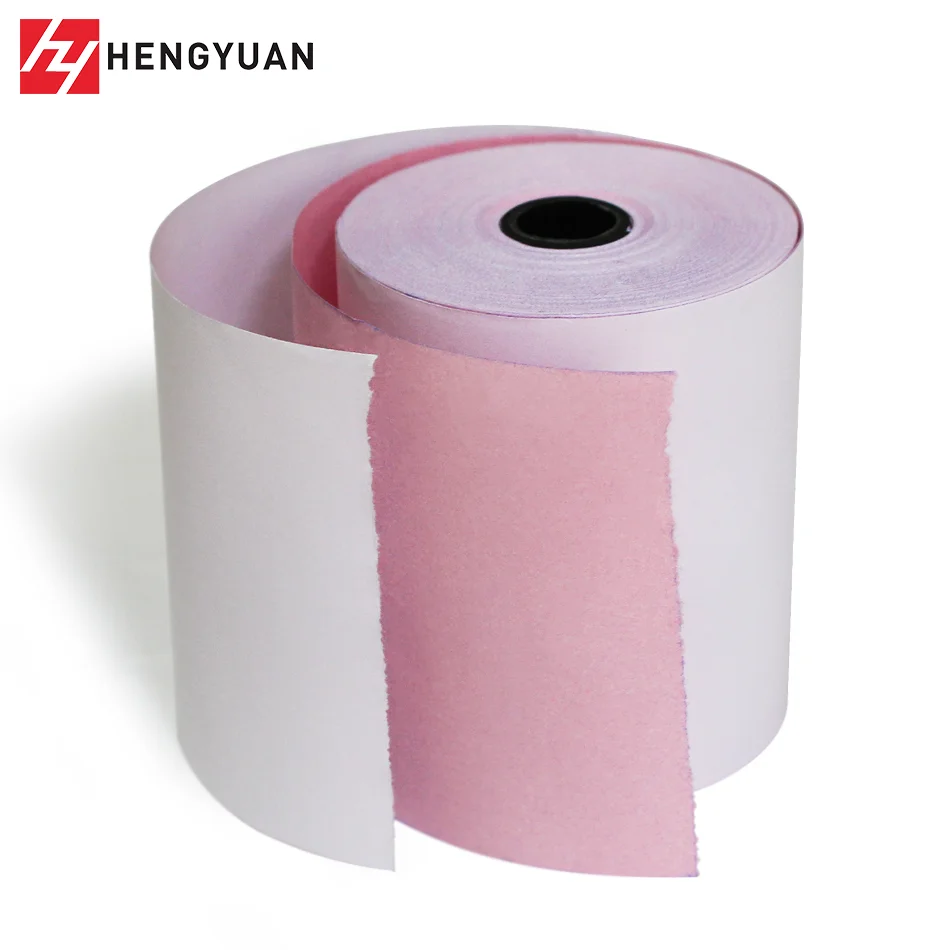 China Supplier 2 Ply and 3 Ply color cashier carbonless  paper