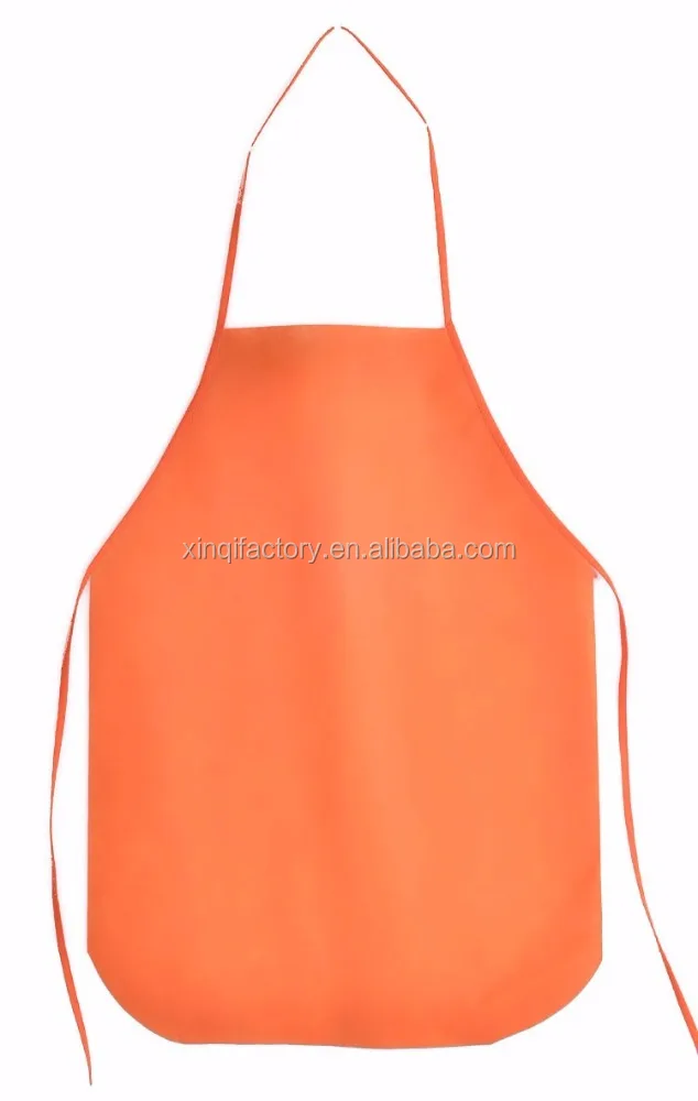 
kid non woven apron with sleeves 