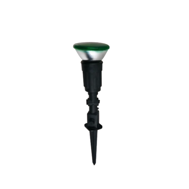 Best price plastic body garden decorative E27 led spike light spotlighting with pin