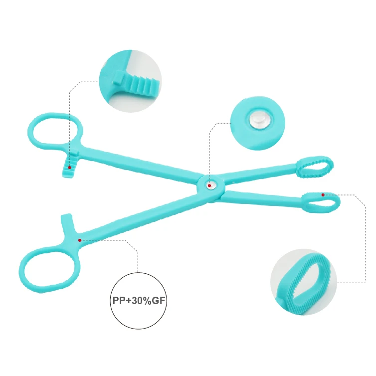 
low price disposable medical clamp plastic forceps 