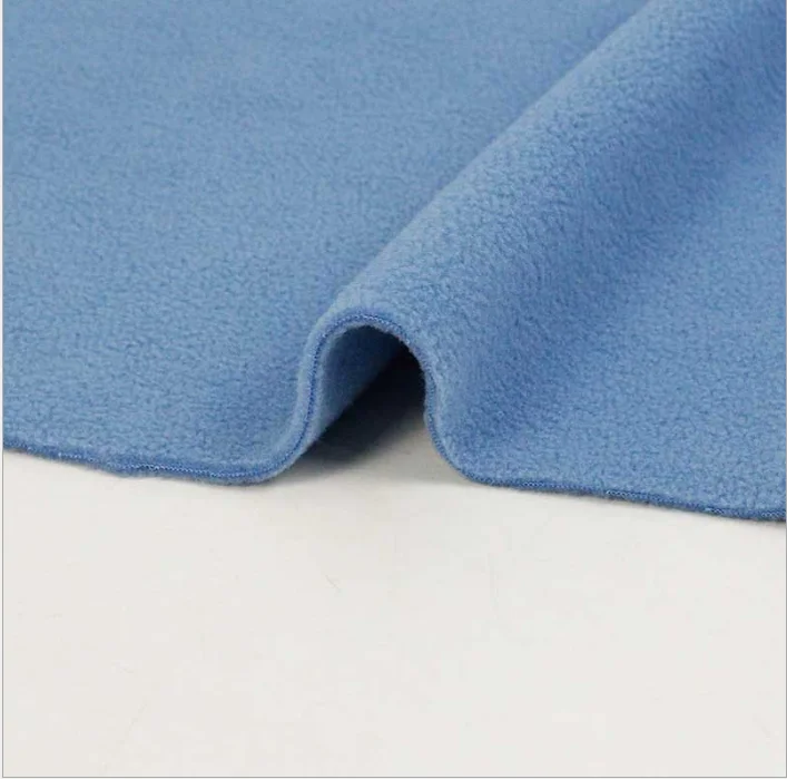 Shengze textiles factory 100% polyester textile material polar fleece fabric for cloth
