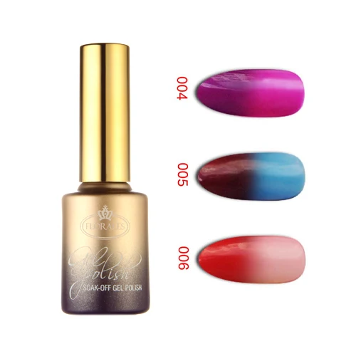 12pcs Florales Temperature Change Nail Gel 15ml 12 colors for choices