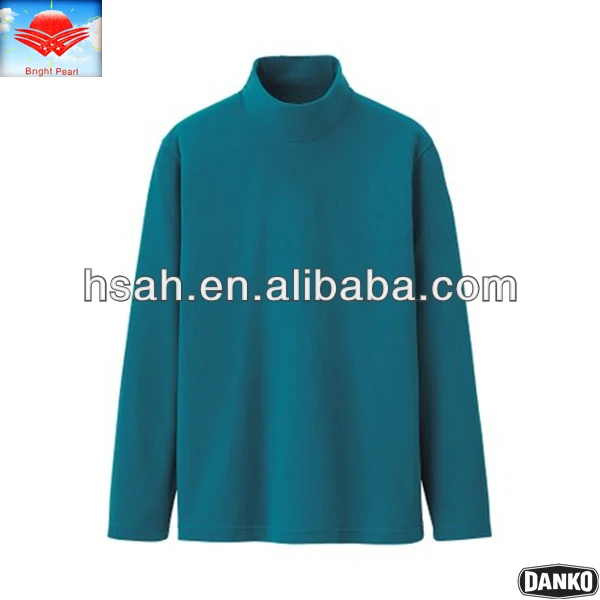 Men`s флис водолазка рубашка пуловер(