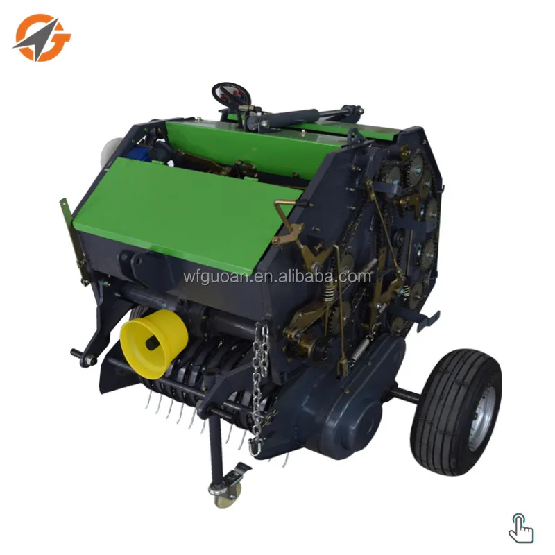 Straw Silage Hay Baler Equipment Cheap Grass Packing Baler Machine Compact Round Hay Balers Price