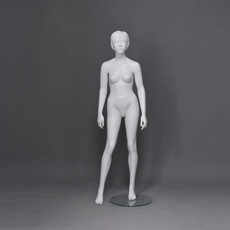 Full body realistic face size shop decorative used female teen child teenage girl mannequin