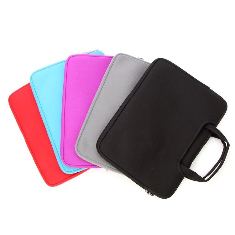 Taobao most hot sale business neoprene laptop sleeve bags with shockproof protective pad