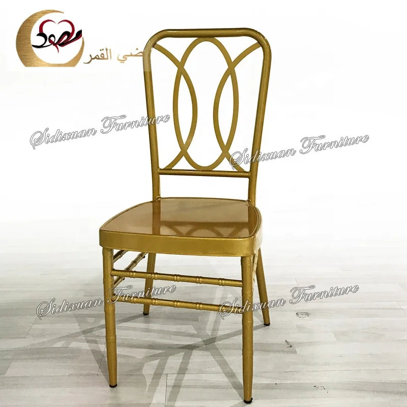 Hotel event furniture sets metal aluminium banquet chiavari chairs for wedding