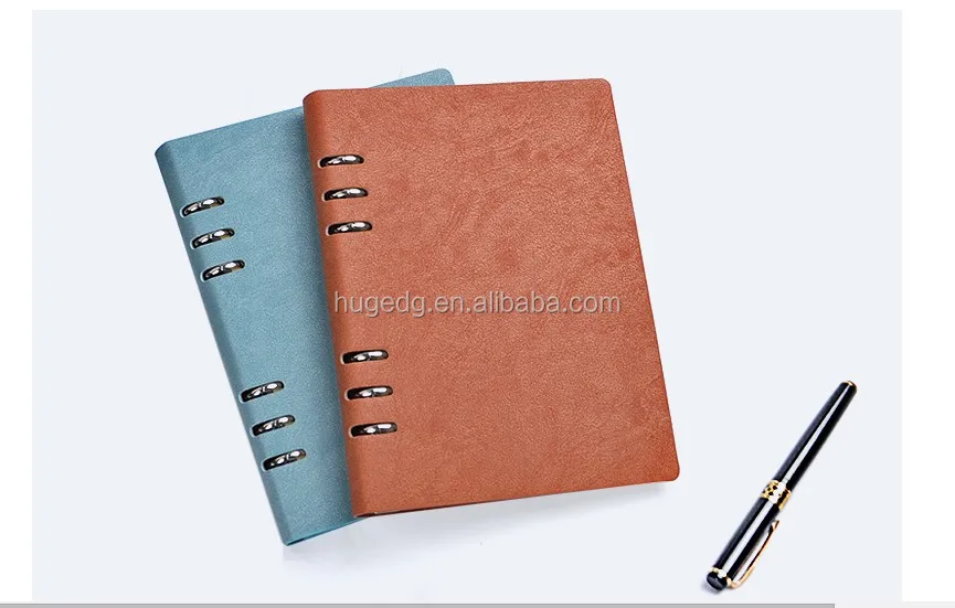 6 Rings bound book planners organizers notes pads