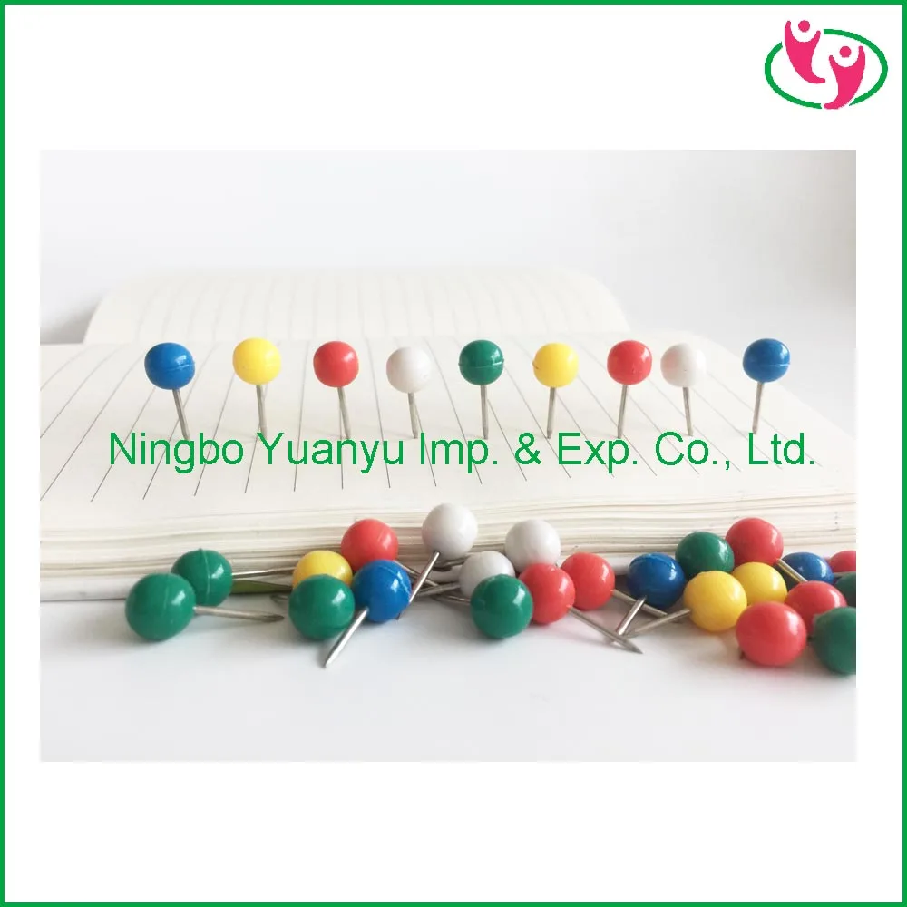 Высокое качество красочные круглые шаровой головкой карта пуш-ап