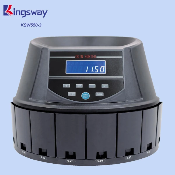 Kingsway 550-3 Coin counter and sorter for GBP.