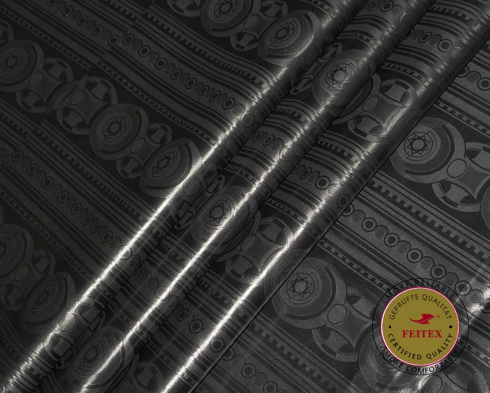 Sewing Fabric 2023 Guinea Brocade VIP Diamond Fabric Cotton Bazin Riche for Wedding Dress Feitex