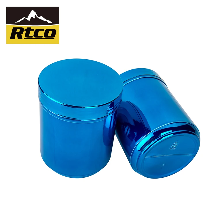 RTCO China Manufacturer Metal Plastic Container For Protein Powder Wholesale Protein Powder Plastic Pharmaceutical Container