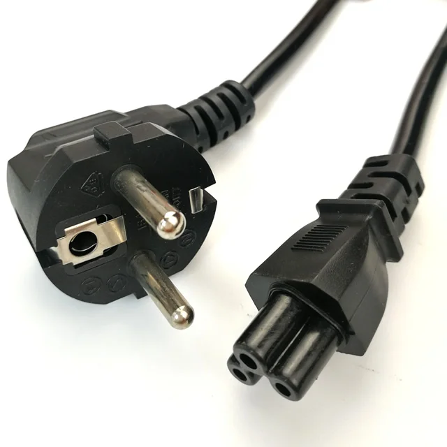 3 Prong Cord Power Cable Lead For Laptop PC AC Adapter Charger US AU UK Plug