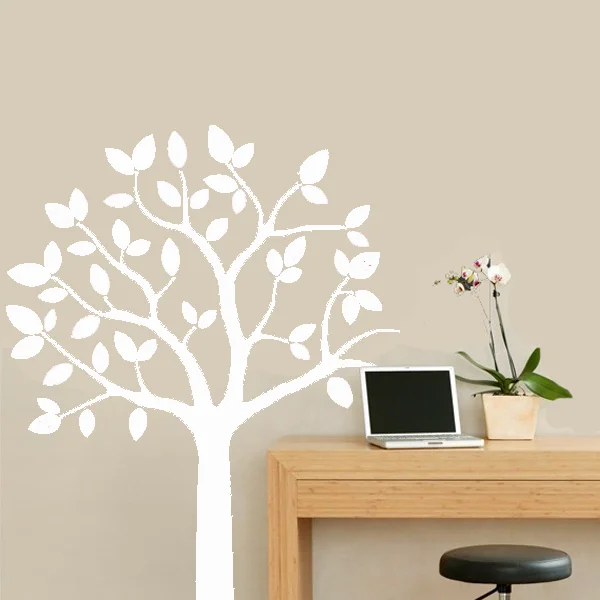 Custom die cut wall sticker removable Living Room family Tree pvc Wall decoration Sticker