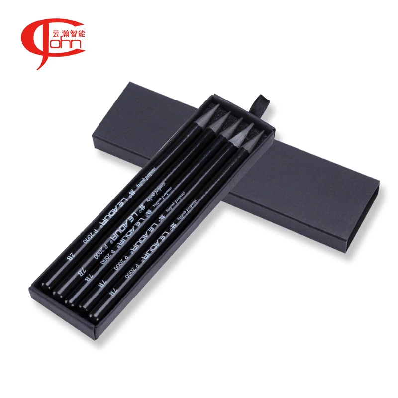 School Stationary Black 2b Pencil Woodless Graphite Sketch Penil Drawing Sketching Pencil Art Set