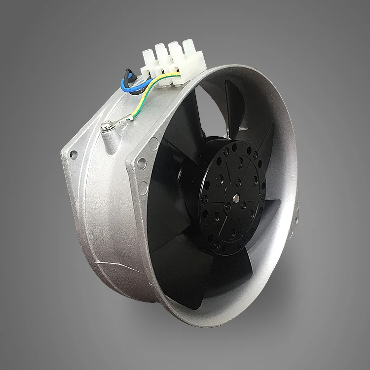 Jasonfan brand 220V 230V AC 172mm 150mm 55mm 224CFM oval metal blade axial cooling fan