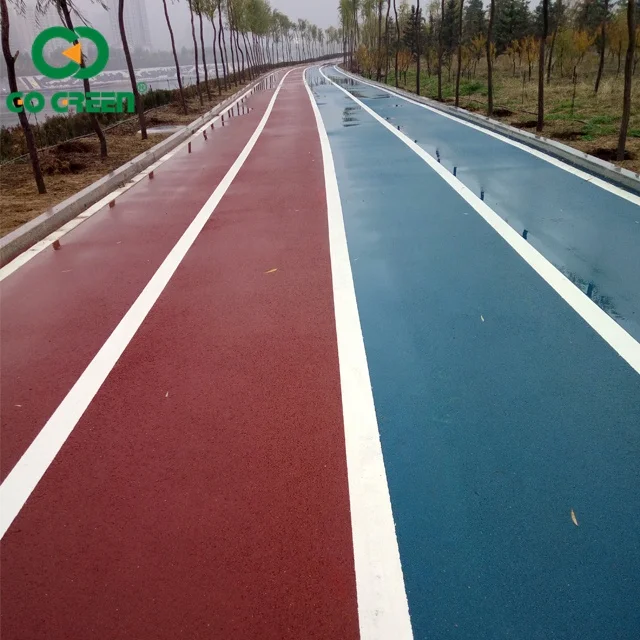 Go Green Color Asphalt Ready to Pave Cold Mix Color Asphalt Materials