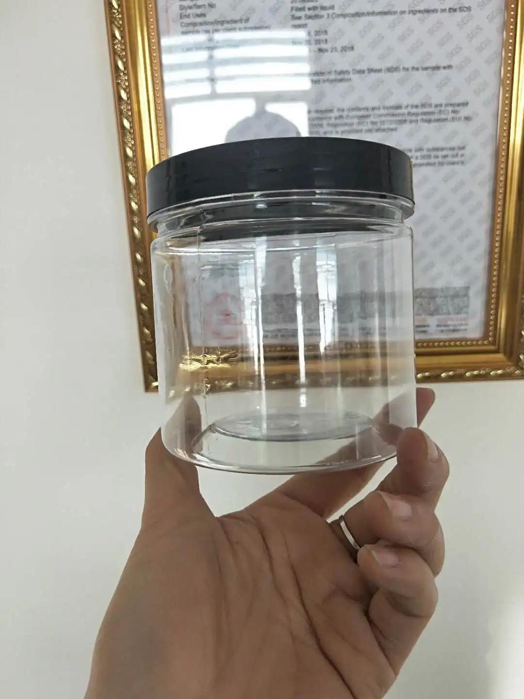 PET 100ml 150ml 175ml 200ml 250ml Clear Transparent Food Can Plastic Spice Jars