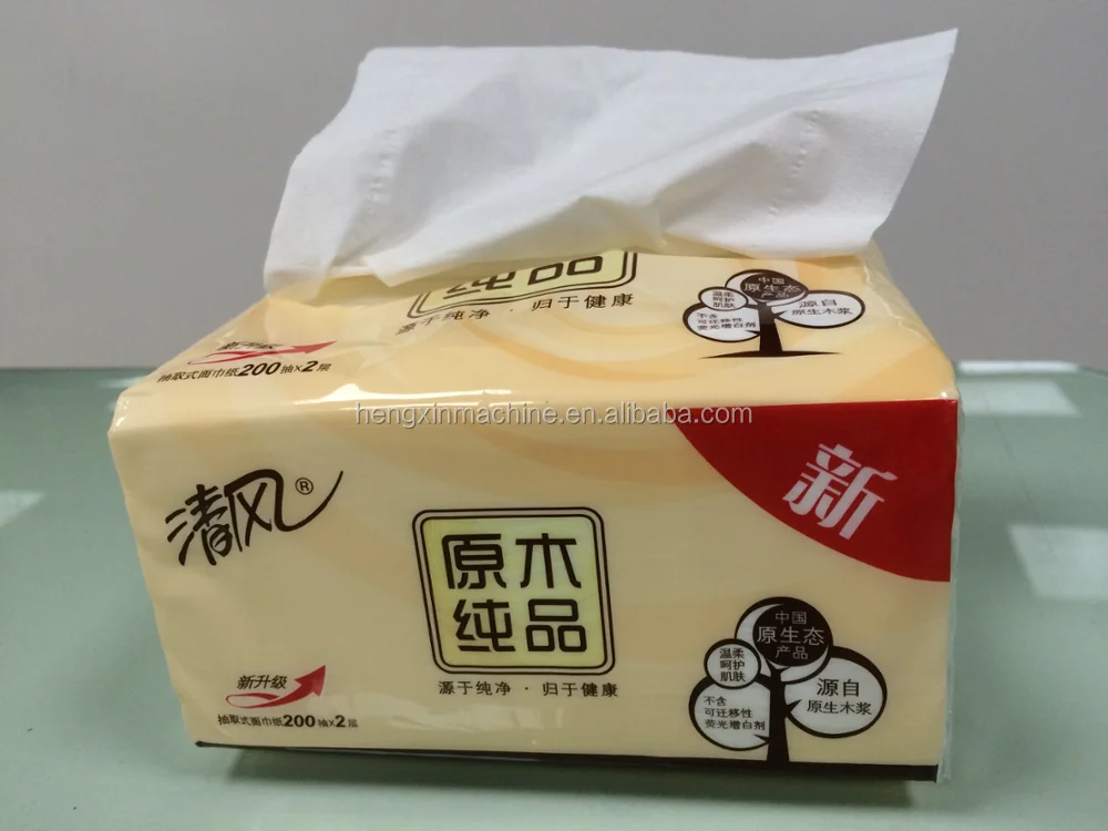 Hengxin Automatic Facial Tissue Packaging Box Carton Paper Making Machine price