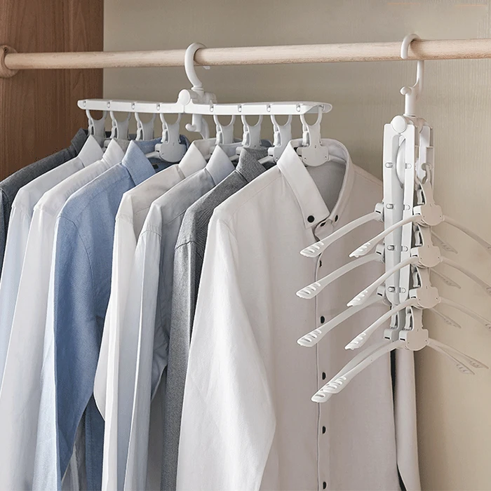 
 Домашняя пластиковая складная вешалка для одежды  