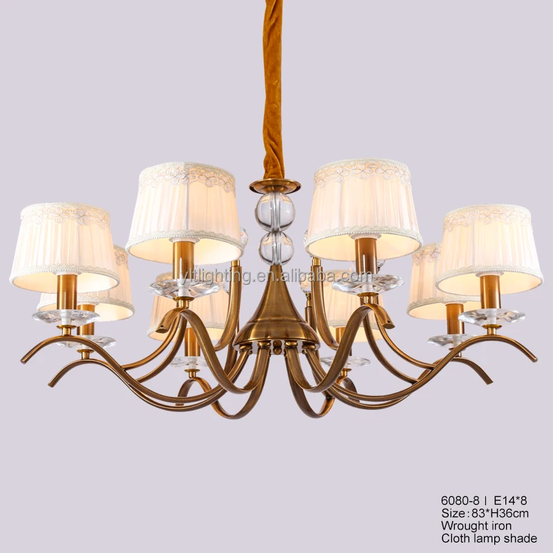 American Country European Palace Style Pendant Lights Classical Luxury Iron Lamp Customizd Vintage Lamp Hanging Light Chandelier