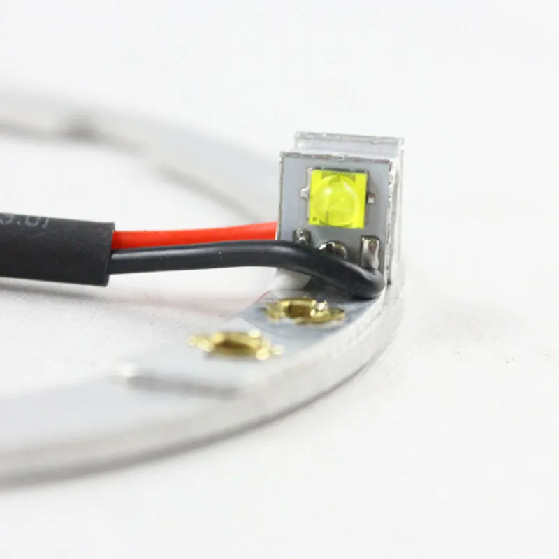 146+131MM LED Angel Eyes Halo Rings Kit for bmw e46 non projector cotton white car smd led angel eyes DRL fog lamp headlight