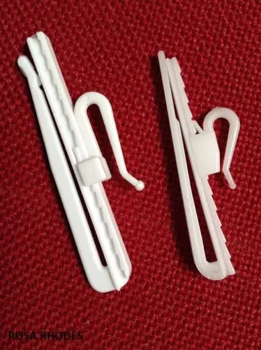 7cm 9cm Plastic Adjustable Curtain Hooks Telescopic Curtain Lifting Hooks S Hook adjustment Free Shipping