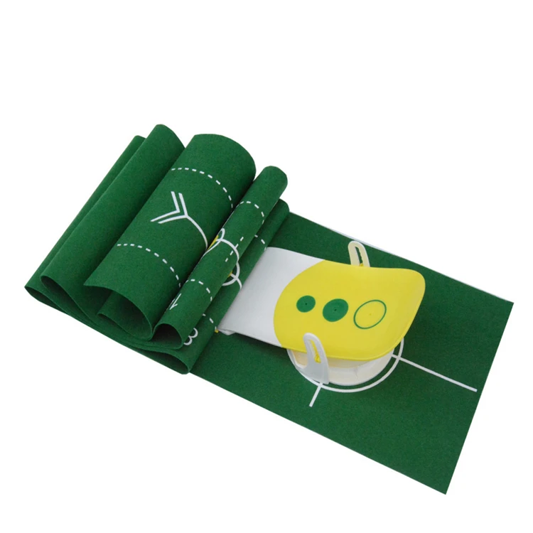 Wholesale caiton indoor golf putting aids putting green with holes