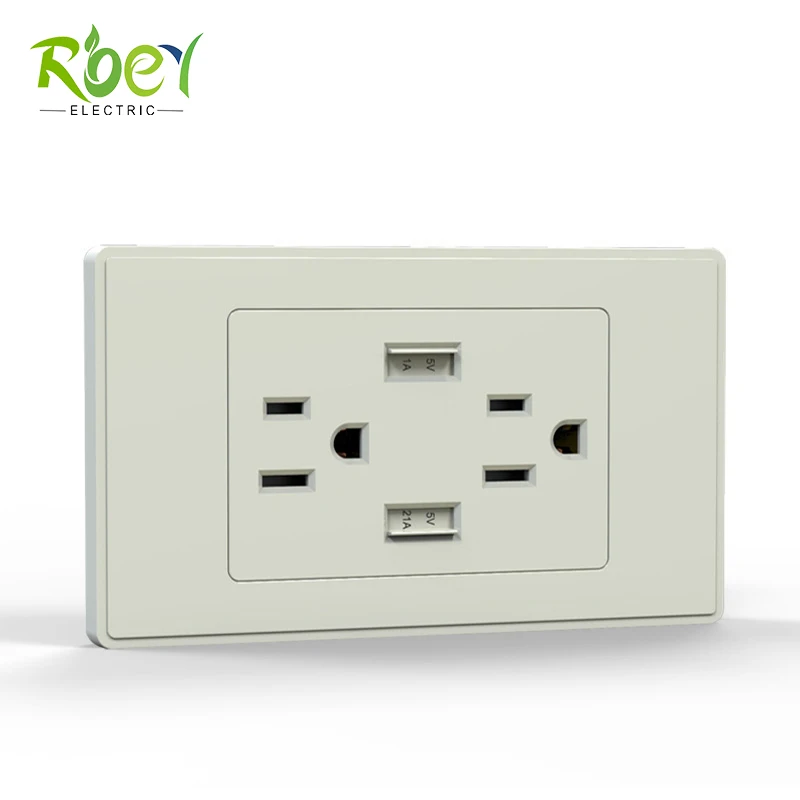 ANSI Standard Electrical USB Outlet/USB Wall Socket