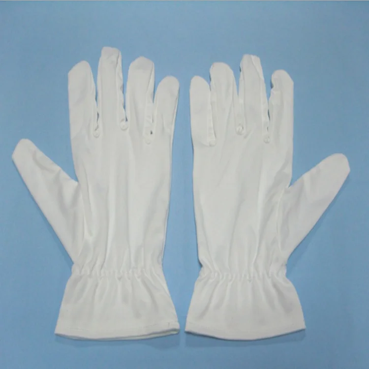 
Personalized white custom pattern microfiber jewelry watch cleaning gloves 