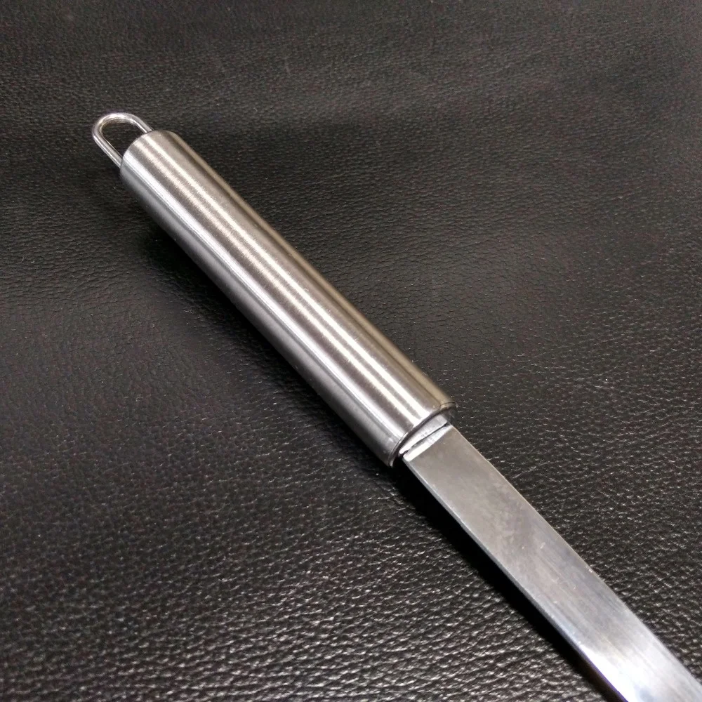 Heavy duty thick stainless steel kitchen ladle pro restaurant utensil soup sauce spoon ladle