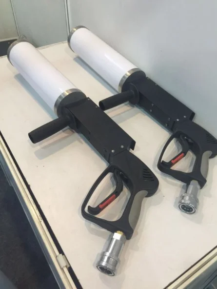 LED CO2 Gun Night Club Stage Concert Supplies Hand Hold Portable DJ CO2 Jet Machine