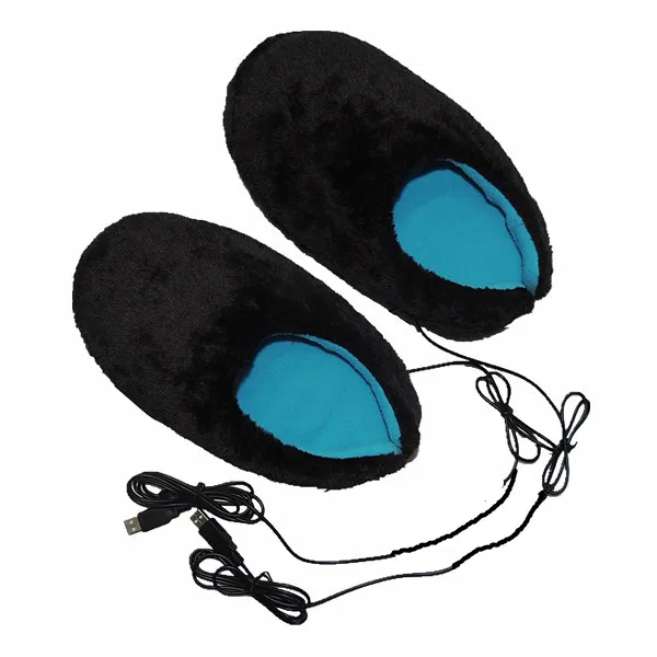 USB warm shoes electric heating slipper