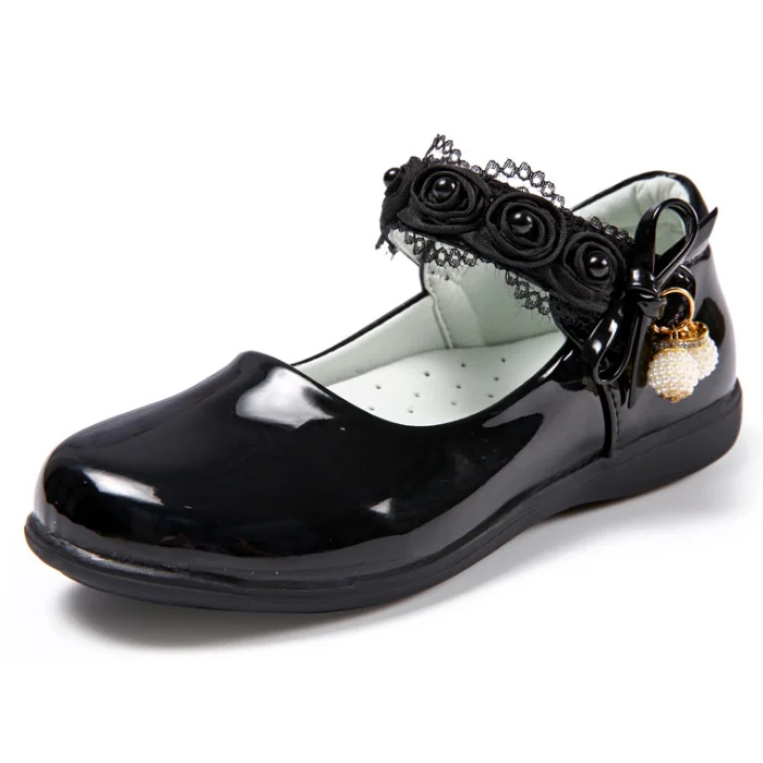 
Beautiful Girls Shoes China Factory Dress Shoes Kids Princess Shoes 