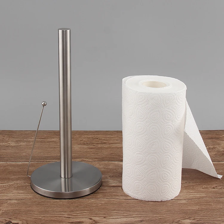Вертикально рулон ткани диспенсер из нержавеющей стали для кухни держатель бумажного полотенца