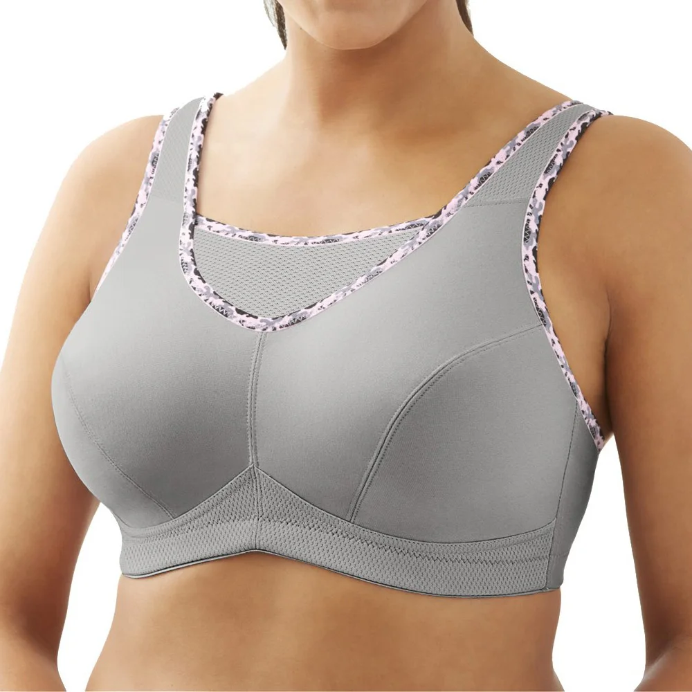 Wholesale Sexy Wireless Push Up Sport Bra Breathable Plus Size Wirefree Yoga Running Sport Bra