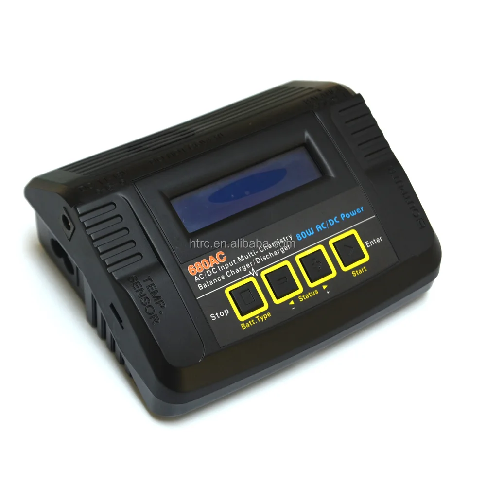 HTRC 680AC 80 Вт 6A AC/DC Dual Power RC Battery Balance Charger Discharger для 1-6s LiPo/LiFe/Lilon