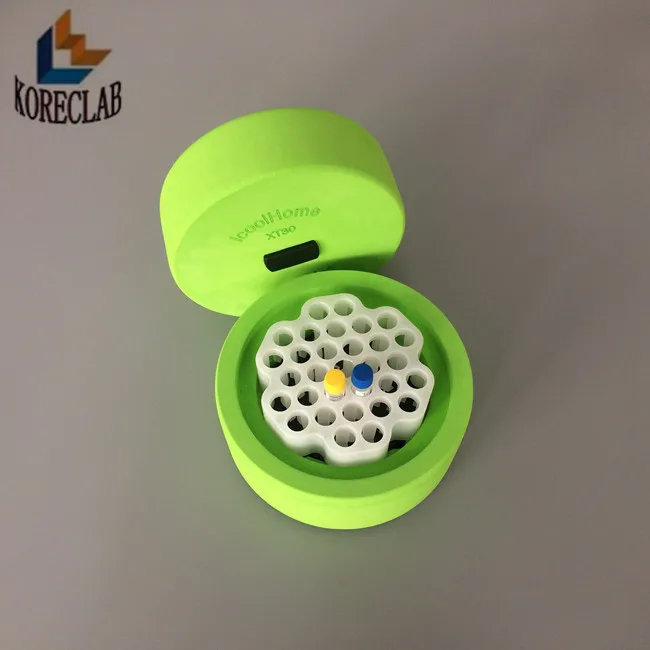 30 хорошо зеленый coolhouse серии TX безалкогольный трубки крио флаконе поле ячейки профиля замораживания контейнер