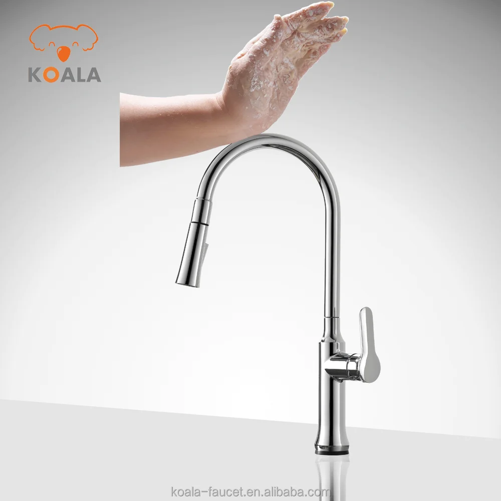 Коммерческих медь Вытащить Спрей головы наиболее прочный низкого давления upc nsf 61/9 смеситель для кухни США