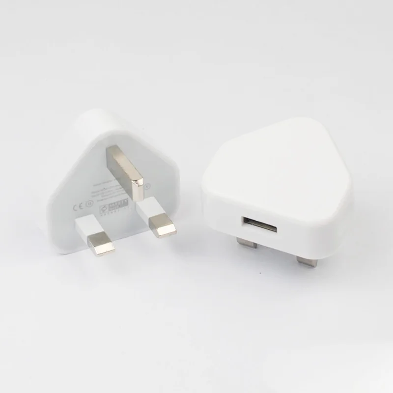 
UK Plug 5V 1A Universal Portable Single USB Wall Charger for Mobile Phone 