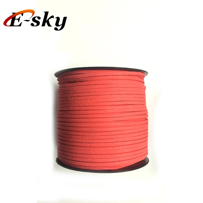 Suede Rope Cord Bracelet Soft Colorful 3mm Korea Velvet Flat Macrame 3mm Leather Cord