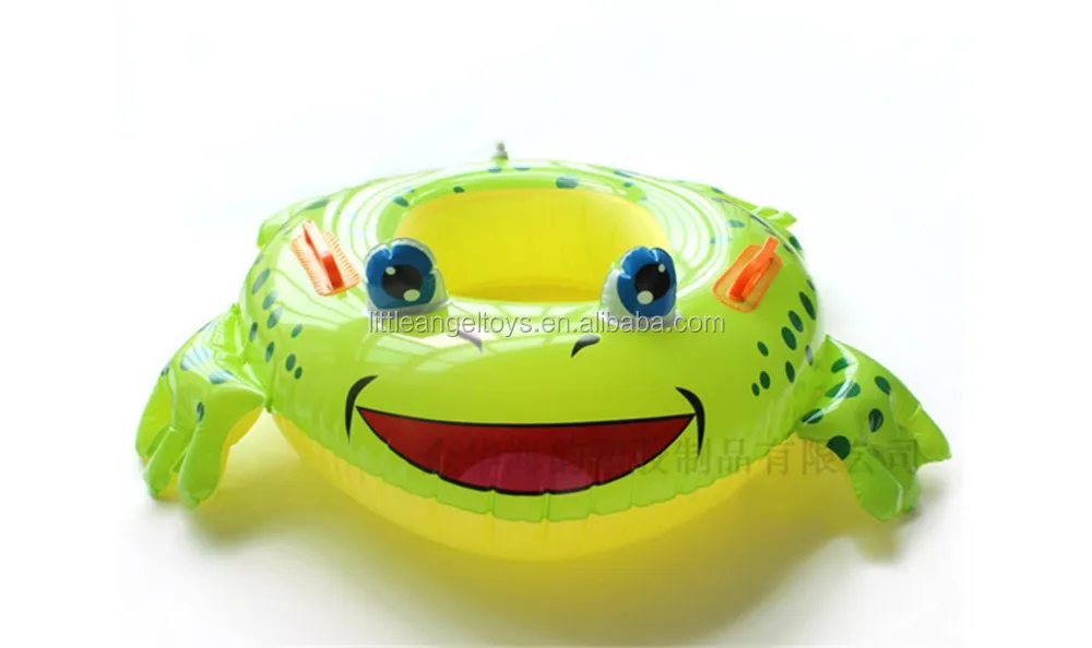 B01 Seasonic PVC Inflatable Frog Sea Turtle Baby Swimming Boat Ring For Sale  swimming ring float for pool