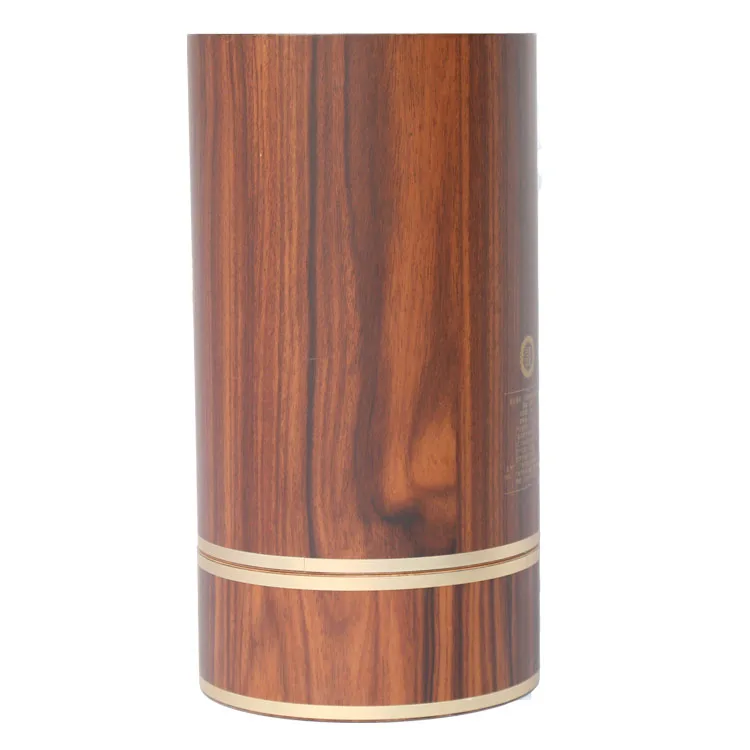 
High end customized design matt finish wooden round wine box 