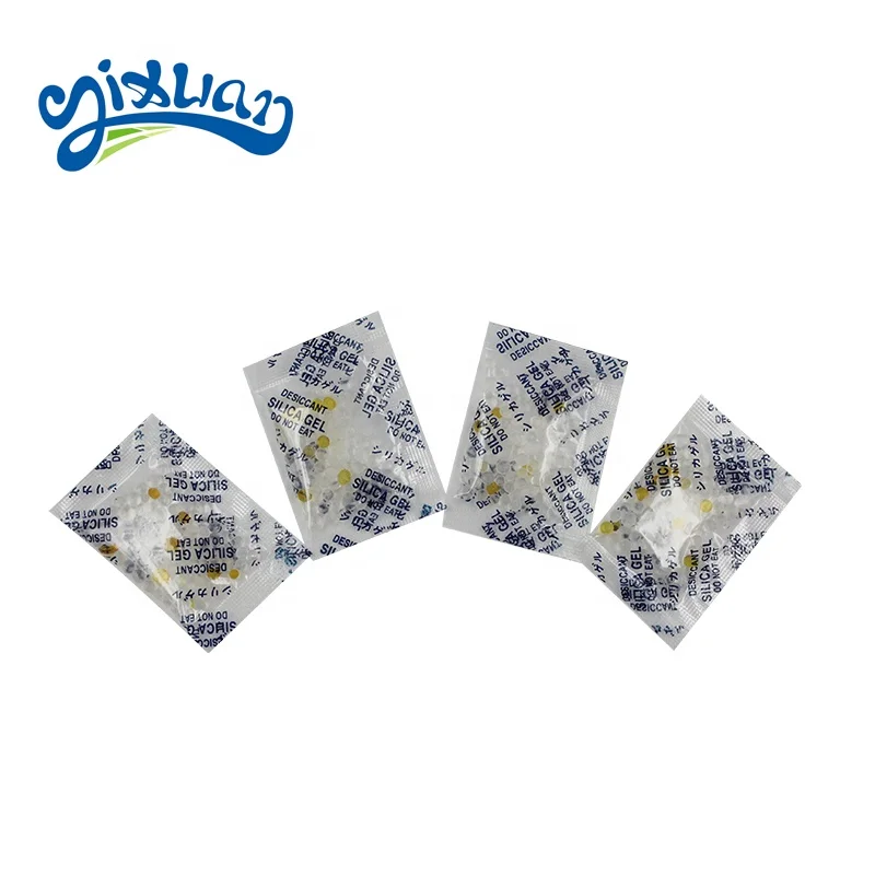 5g Silica Gel Desiccant Packets Desiccant Bags Orange to Green Indicating for Air Drying