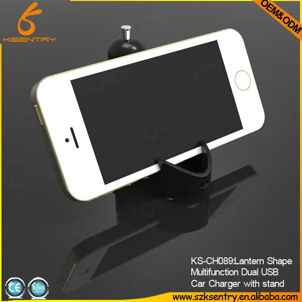 новый дизайн автомобильное зарядное устройство с двумя- портами usb, 4.2a для ipad/samsung таблетки