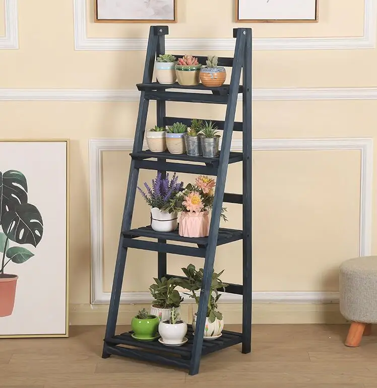 WL2075,More Cheapest Wooden Flower ladder