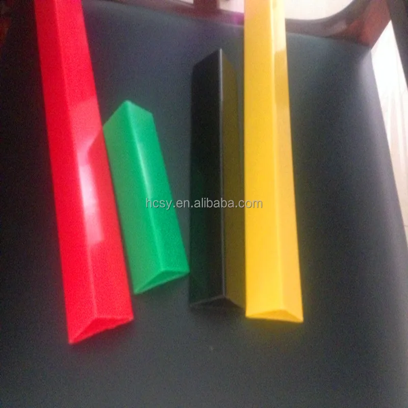 PVC triangular groove&square pipe