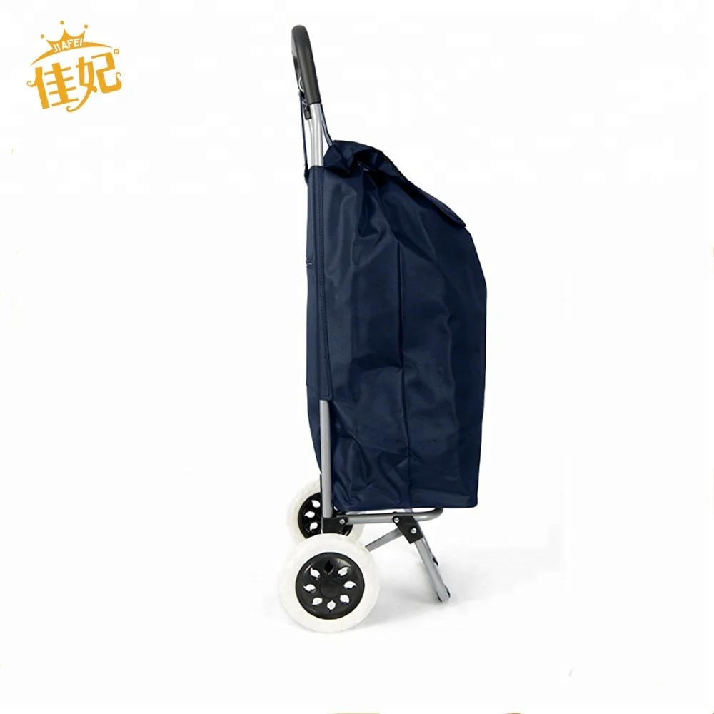 Wholesale High quality 3 Wheels 2 wheels Climbing Stair Foldable Shopping Trolley