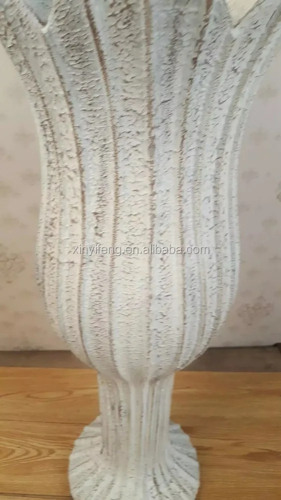 Plant Pots Wholesale Fashion European FRP Ground Large Vase Artificial Flower Hotel Ornament